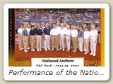 Performance of the National Anthem 2004