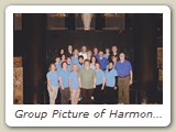 Group Picture of Harmony Singers in the lobby of the Grand Hyatt in New York City.