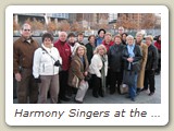 Harmony Singers at the 911 Memorial Site.